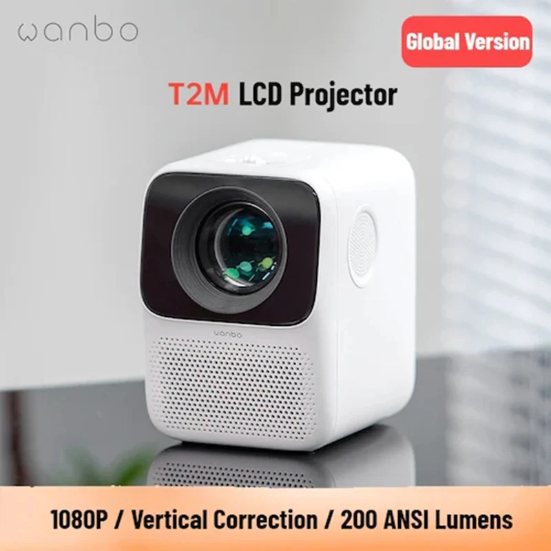 Глобальная версия Wanbo проектор T2 свободные Люмены 1080P дуговой Вход светодиодный