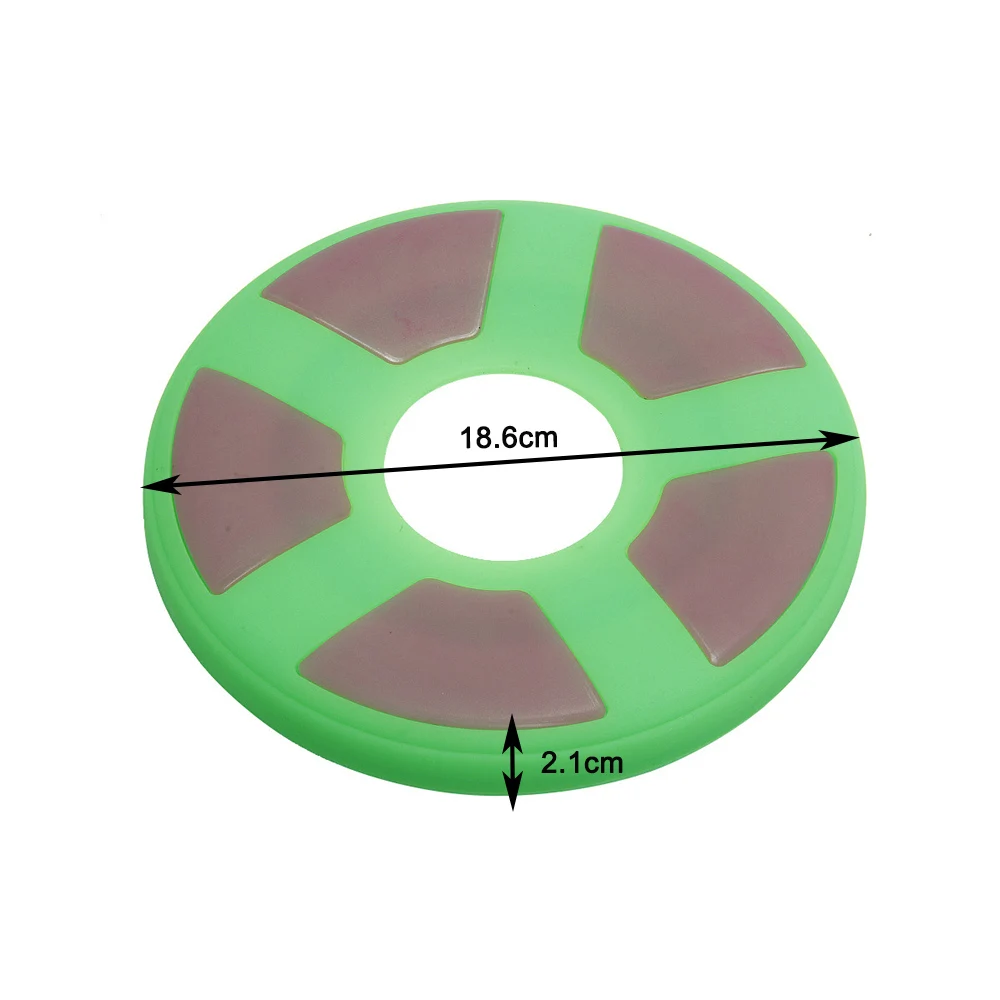 Светящиеся Силиконовые летающие диски Интерактивная игрушка для собак ночник