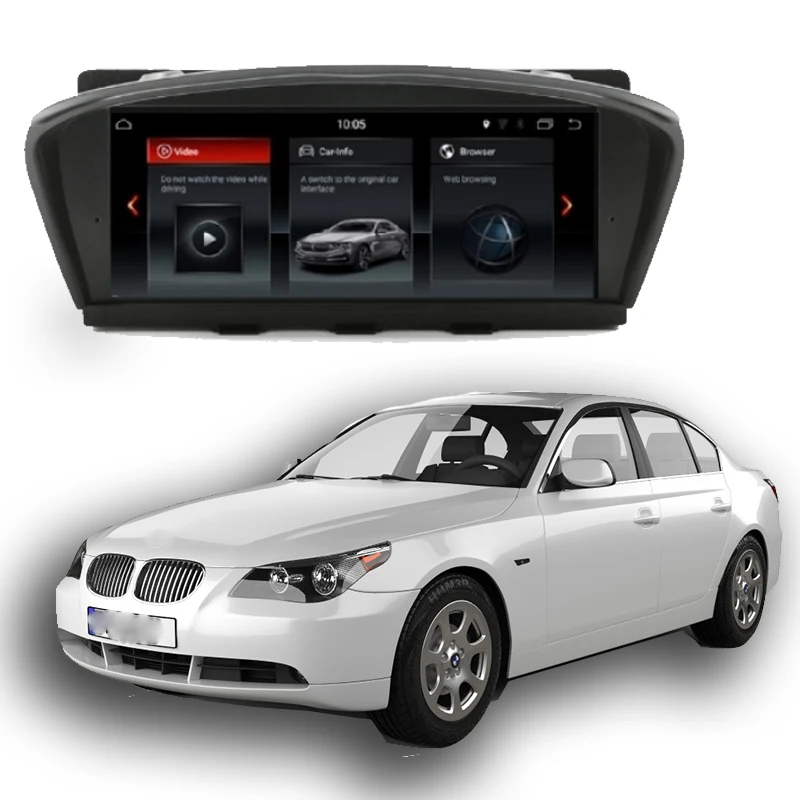Автомобильный мультимедиа для BMW 5 серии E60 E61 M5 2003 2004 2005 2006 2007 2008 2009 2010 CarPlay TPMS GPS