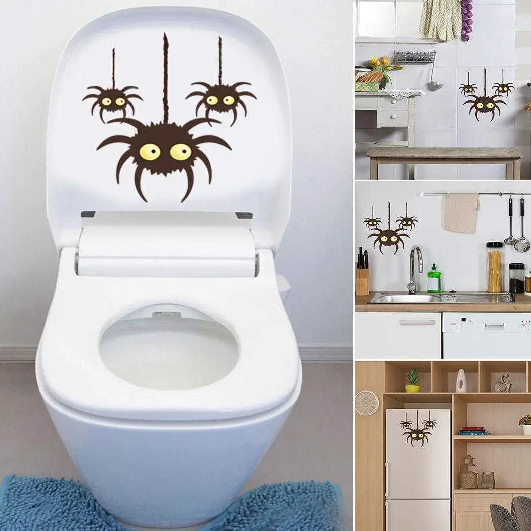 Креативный стиль Хэллоуина террор печать самоприлипающиеся стены стикер окна