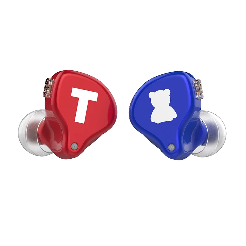004-red and blue TFZ S2 PRO Наушники Экстра бас шумоподавление монитор Hifi Музыка наушники-вкладыши съемный кабель - Цвет: 004-red and blue