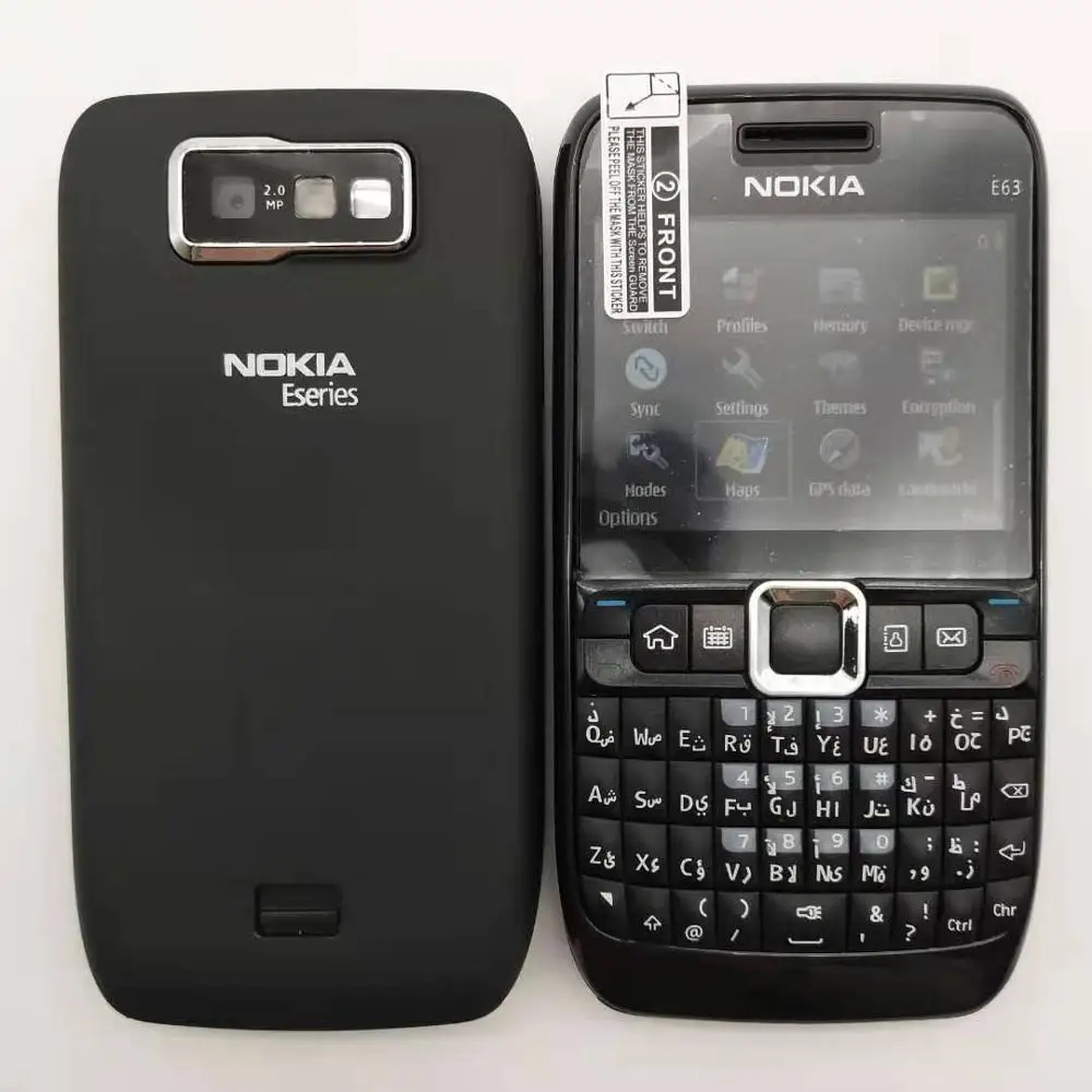 nokia e63 refurbished original e63 qwerty keyboard mobile phone wifi fm nokia e63 cell phone refurbished free global shipping