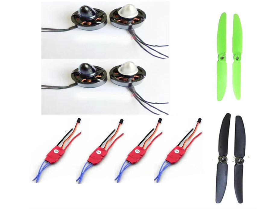4 шт. SimonK 12A бесщеточный ESC + 4 шт. ZMR RCX 1804 2400KV бесщеточный двигатель + 2 пары 5030 пропеллеров для QAV250 ZMR250 H250