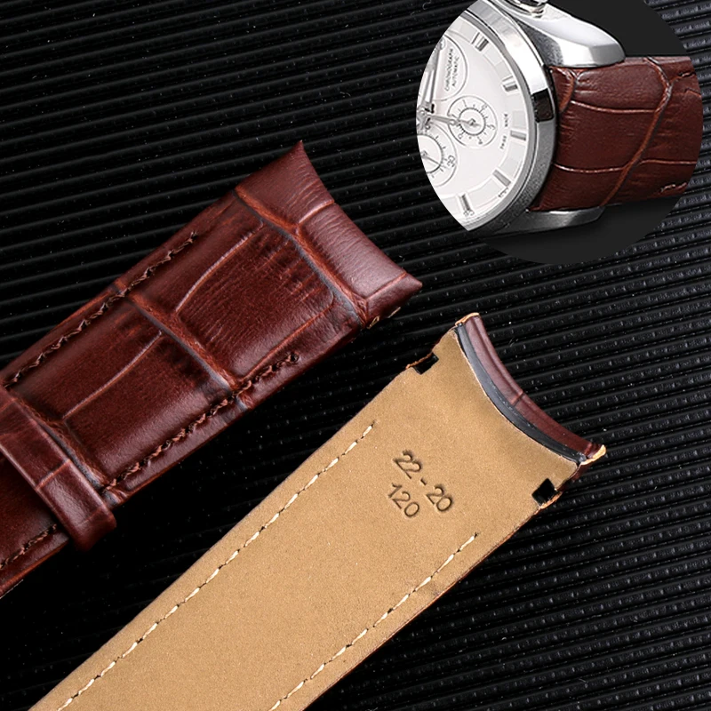 Ремешок для часов Tissot T035 мужской брендовый браслет из 1853 натуральной кожи 22 мм 23 24