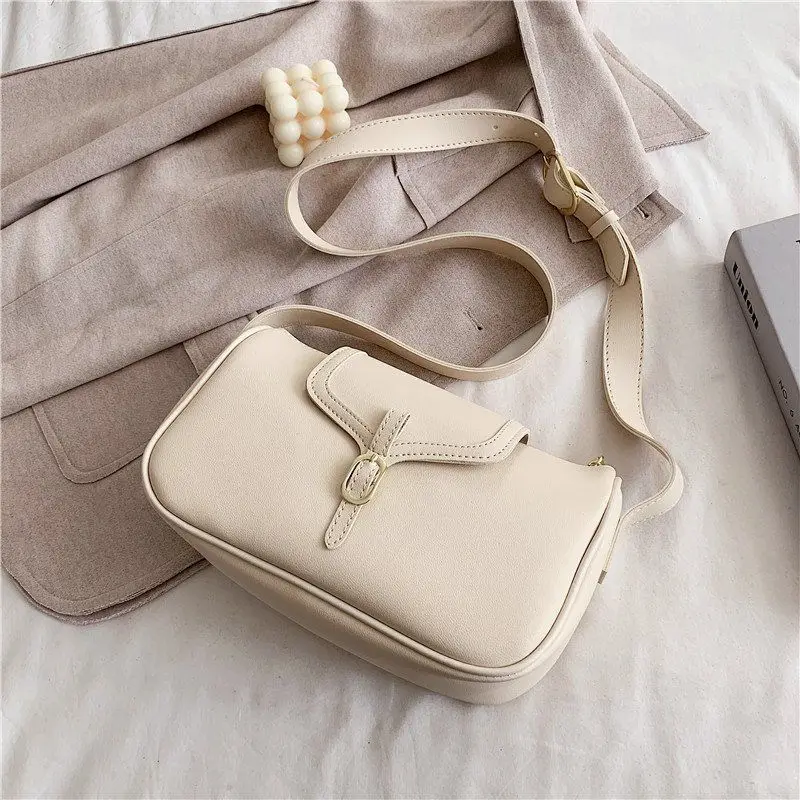 

Crossbody Bags for Women Shoulder Bags Women Bag Handbag Purse 2021 New Fashion Designer Bag Zipper Solid All-match PU Leather