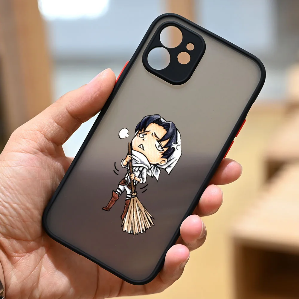 

NEW Anime Cartoon Japanese Pattern Matte Protect Phone Case for iPhone 11 12 13 Pro Max X XS XR 6s 7 8 Plus SE2 Mini Trend Cover