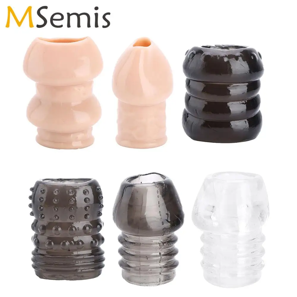 1 шт. втулка для увеличения пениса защита от плоти презервативы корректор