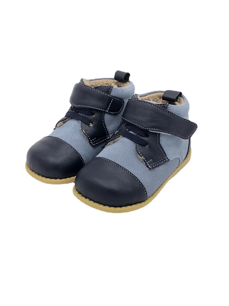 TipsieToes/брендовые Детские мягкие кожаные ботинки высокого качества с вышивкой