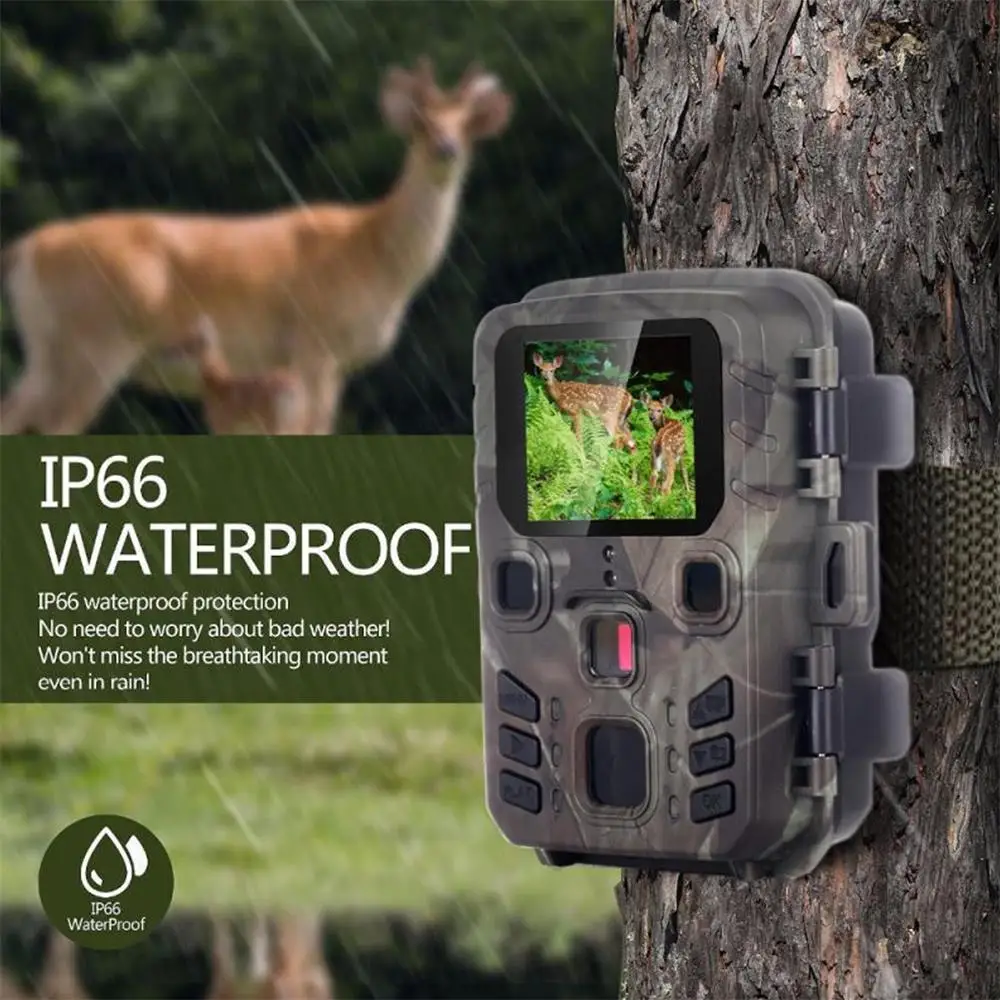 

12MP1080P охотничья Тропа для дикой природы, игровая камера, активируемая движением, камера безопасности IP66 w/16GB/32GB, TF карта, камера для охоты и ск...