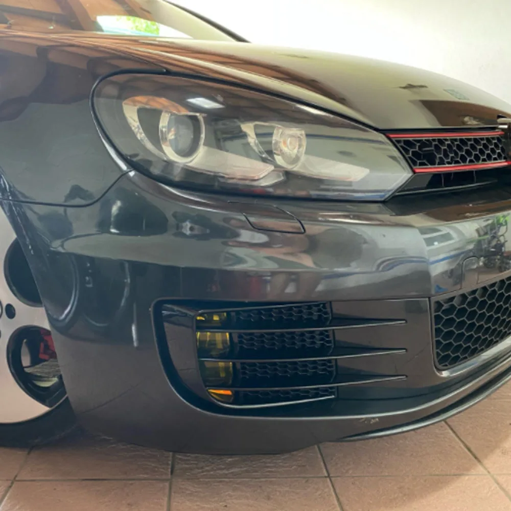 2 шт. автомобильные передние противотуманные фары для Volkswagen Golf 6 MK6 VI GTI R R20 ABS |