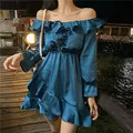 

ZOSOL Dew shoulder sexy women dress 2020