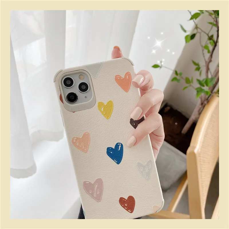 

Leather Soft Phone Case For iPhone 7 8 Plus 2020 SE 7Plus 8Plus X XS XR 11 11Pro 11Pro Max 12 12Pro 12Pro Max Pro Mini Case Bag