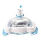 Вакуумная насадка для бассейна с нейлоновой щеткой, всасывающая насадка для грязи, инструмент для очистки бассейна, запасные щетки для очистки