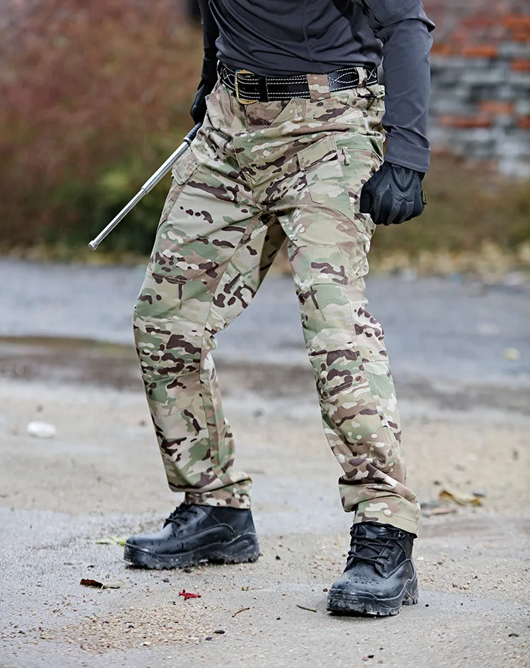 

2021 Men Tactical Pants Outdoor Casual Breathable Cotton Soft Pant Military Army Tactic Pant Man Quick-drying Cargo Trousers