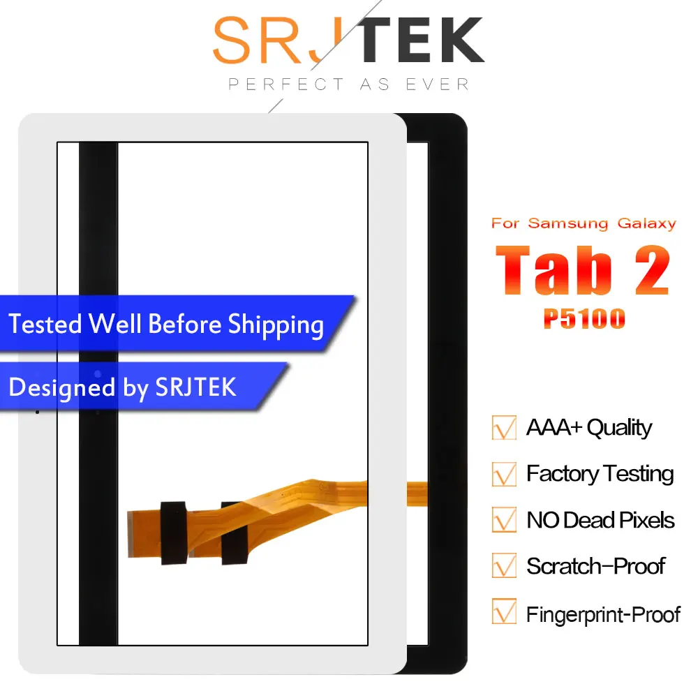 SRJTEK 10,1 ''для samsung Galaxy Note N8000 N8010 N8013 сенсорный экран дигитайзер сенсор внешнее стекло планшетный ПК запасные части