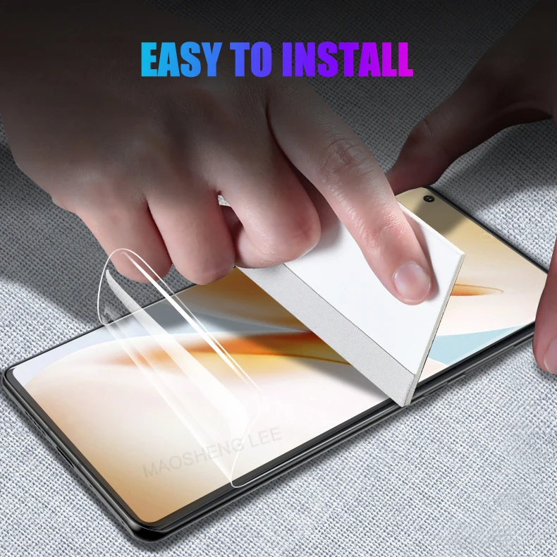 3 шт. защитная Гидрогелевая пленка для oneplus 8 Pro 7 7T полное покрытие Защитная Oneplus 7t