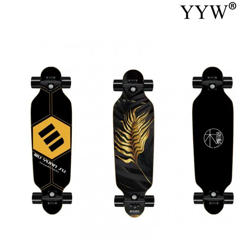 Скейтборд для взрослых Лонгборд Алюминиевый Грузовик картонная коробка Череп