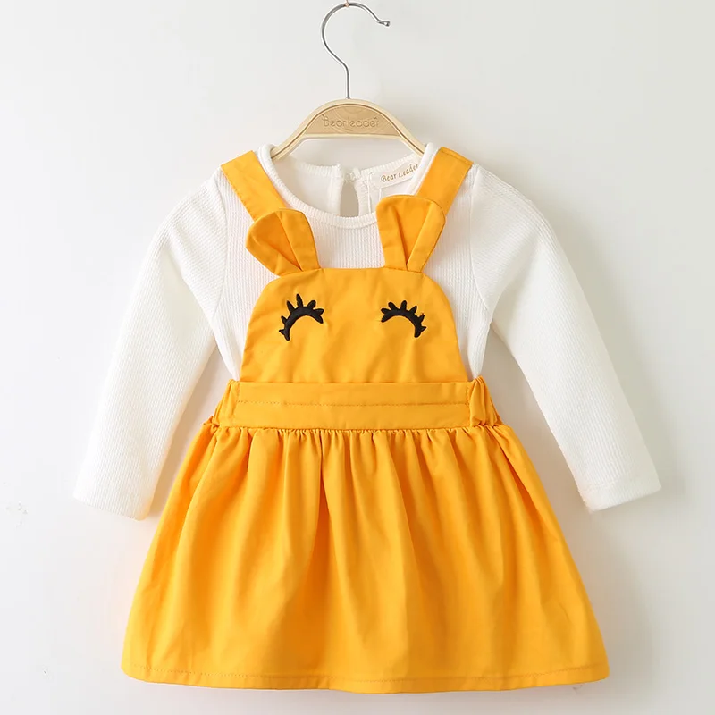 AX249 Yellow Menoea/Новинка года; летний хлопковый жилет для маленьких детей; платье принцессы для маленьких девочек; Новорожденные малыши; платье с цветочным рисунком; платье для дня рождения - Цвет: AX249 Yellow