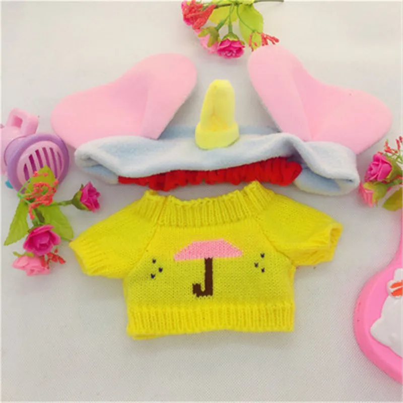 30 см желтая утка кафе Mimi плюшевые игрушки мягкие животные одежда шляпы Плюшевые