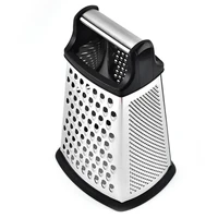 fruit cucumber vegetables multifunctional slicer cheese planing food melon ginger 4 sides stainless steel box grater