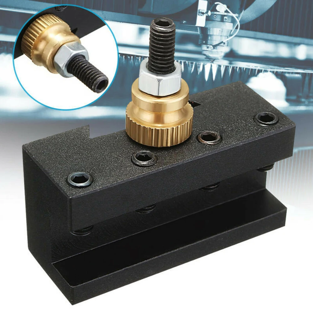 

Post Holder Brass Turning Tool Drill Portable 1/4-1/2 Quick Change DIY Mini Lathe Useful Milling Durable Professional Facing