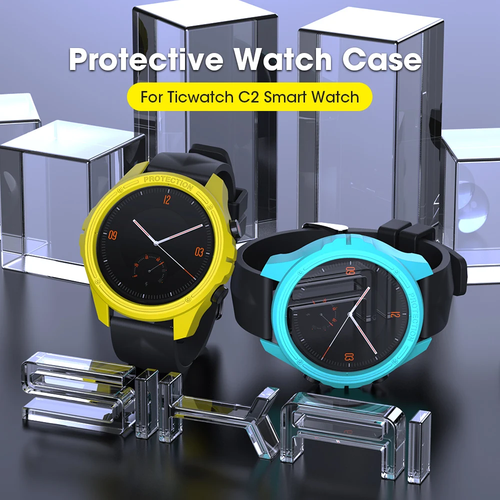 Чехол SIKAI для Ticwatch C2 Жесткий из поликарбоната Защитная крышка аксессуары умных