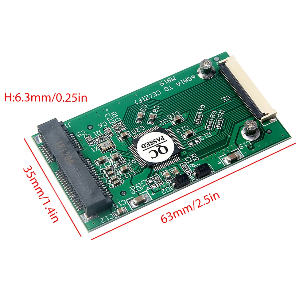 Мини SATA карта mSATA на 40pin 1 8 дюйма PCI-E SSD ZIF CE преобразователь карты для Hitachi HDD части