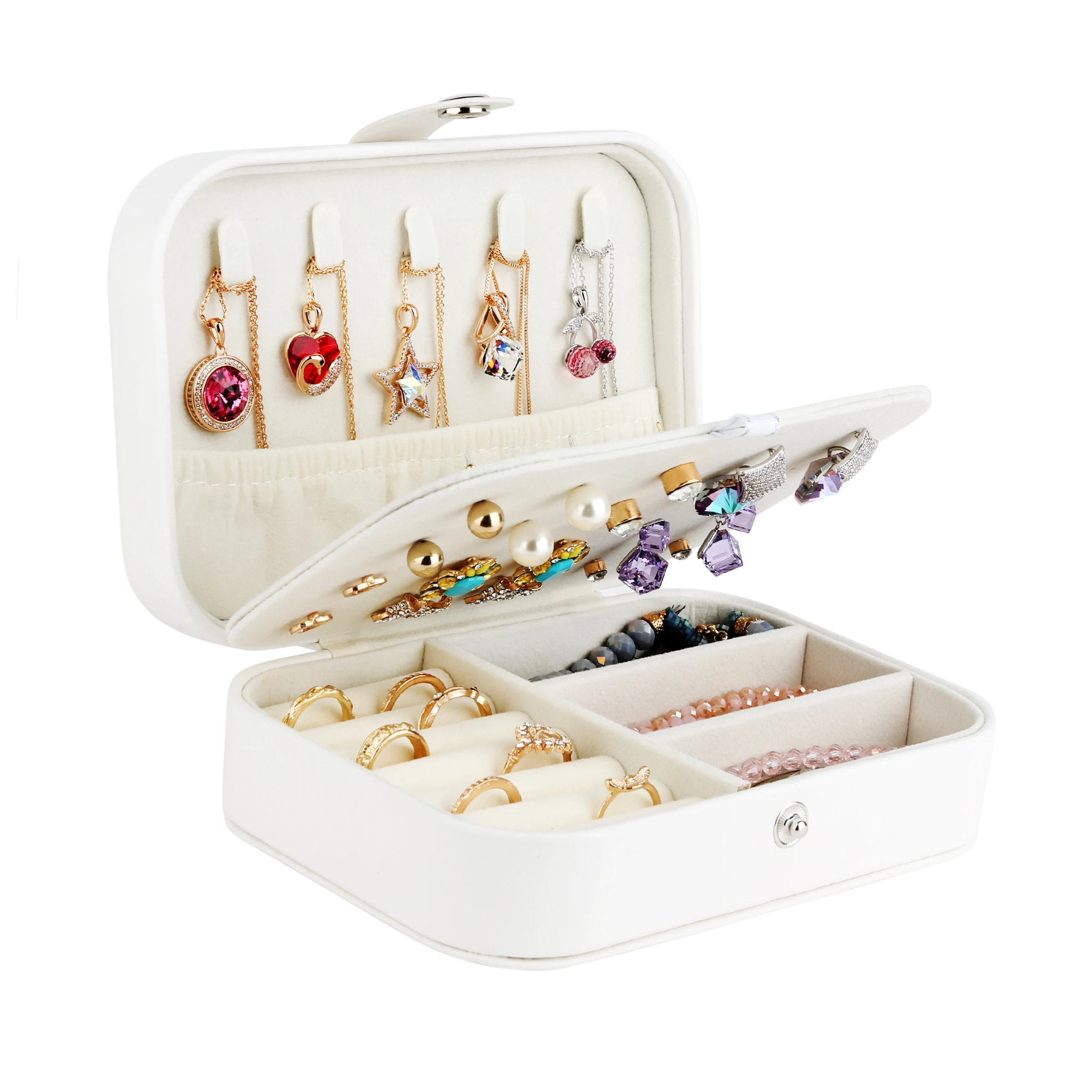 Шкатулка для ювелирных изделий дорожный органайзер косметики губной помады