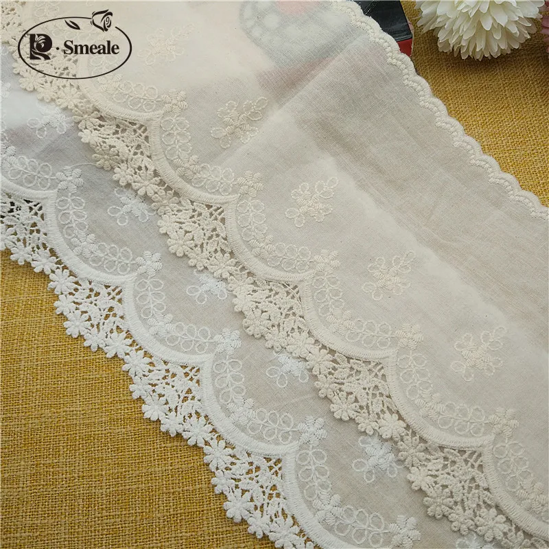 

2020 New Clothing Lace Accessory Fabric DIY Home Textile Jewelry for Women's Skirt Cotton Embroidery Lace Trim RS1987