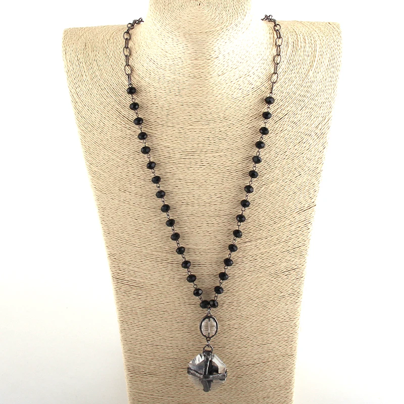 MOODPC модные богемные ювелирные изделия черное оружие с покрытием Цепь Черная