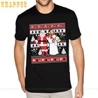 Рождественский свитер с изображением Санта-Клауса и Иисуса, дизайнерская Веселая рубашка, XXXL, лучшие футболки для мальчиков