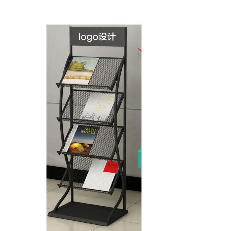 Стеллаж для журналов и хранения данных напольный стеллаж газет стойка книг