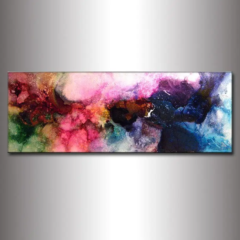 

Оригинальный абстрактная живопись, большими красочными живопись на холсте CanvasBig картина маслом огромное полотно крупномасштабных ручной м...