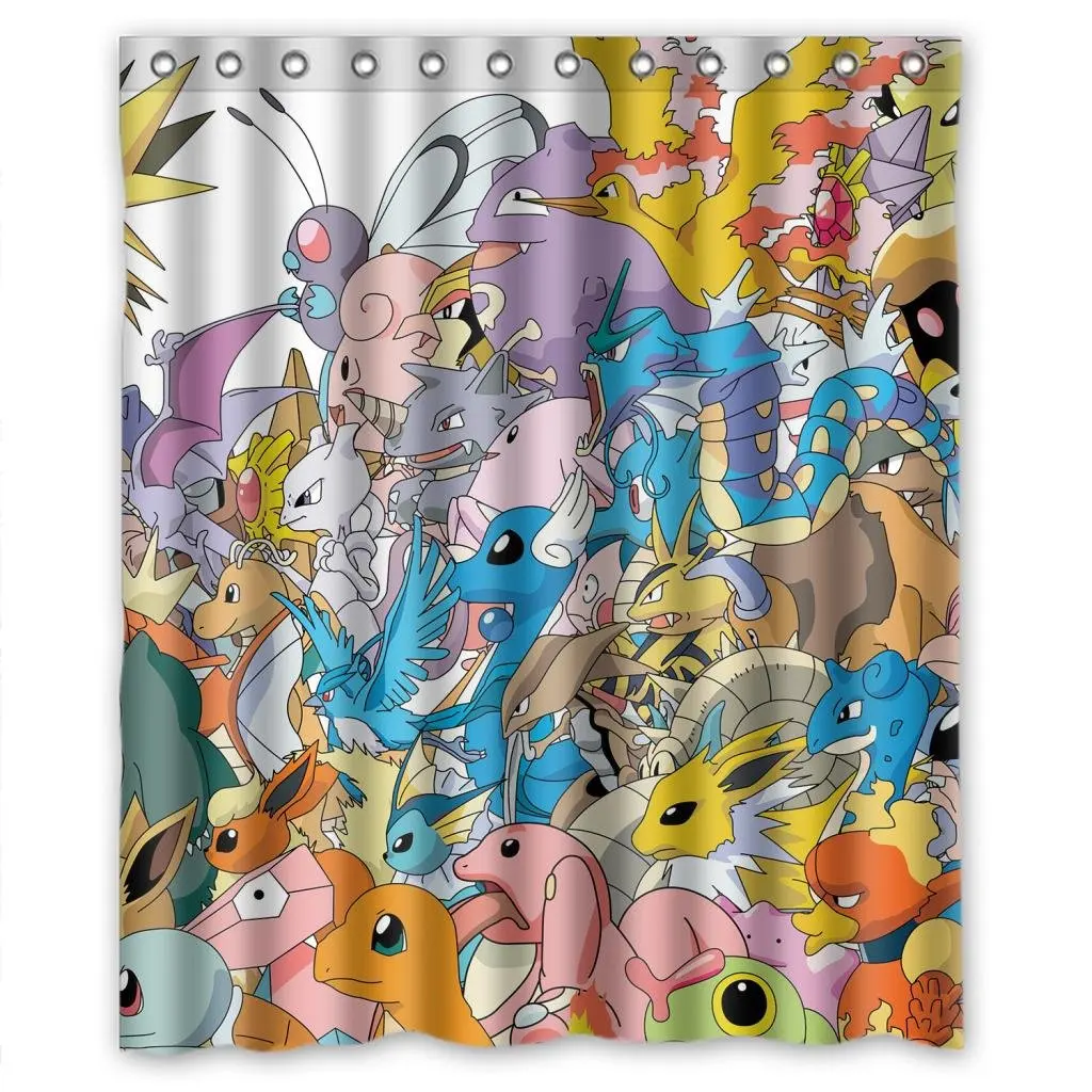 

Cartoon Kid's Favourite Waterproof Shower Curtain
