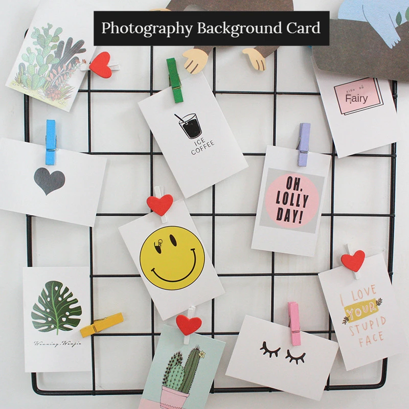 

Cards for Photo Shoot Backgrounds Props Decorations Mini Nordic Simplicity 2 Sides Backdrop Photography Collocation Accessory