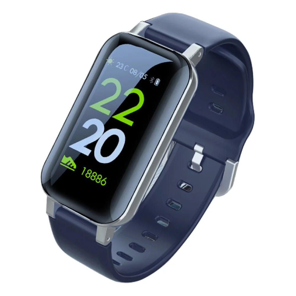 IWO PRO T89PRO 1.14inch Bluetooth Heart Rate Monitor Sports Smart Bracelet Pedometer with Bluetooth Earphones Waterproof smart