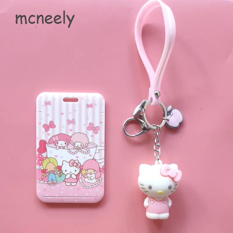 Супер милые держатели банковских кредитных карт кошка для студентов автобусов