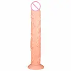 Супер длинный 13,4 дюйма здоровый ПВХ большой фаллоимитатор реалистичный пенис с сильной присоской интимные игрушки для женщин секс товары для мастурбации