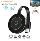 MiraScreen G10 2,4G 5,8G WiFi 4K TV Stick anycast Miracast ios Android TV Dongle приемник MirrorScreen DLNA Airplay 5G TV Stick