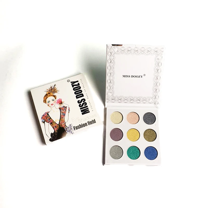 Профессиональные Тени для век 9 цветов матовые мерцающие тени макияж палитра