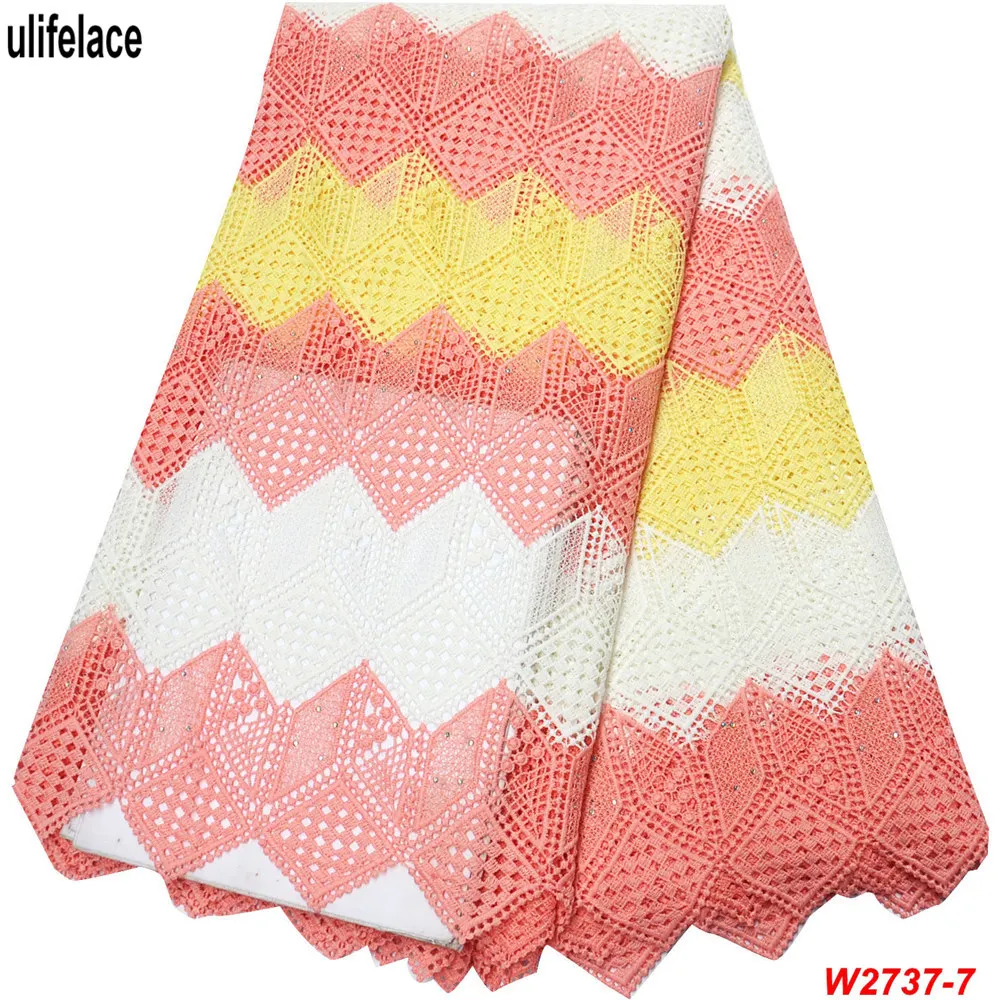 Молочный шелк гипюр кружево классический дизайн нигерийский шнур кружевная