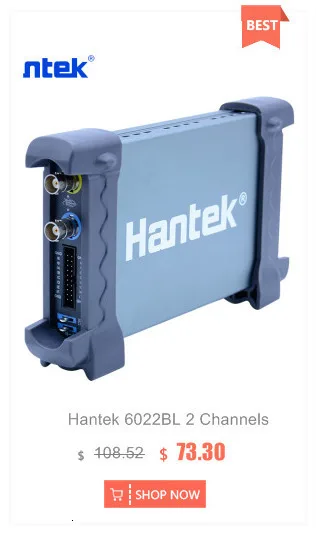 Hantek 6254BC PC USB осциллограф 4 CH 250MHz 1GSa/s функция записи и воспроизведения сигнала