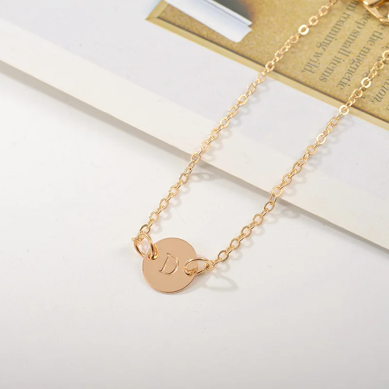 Женский браслет с именными буквами для женщин ювелирные изделия золотистый в