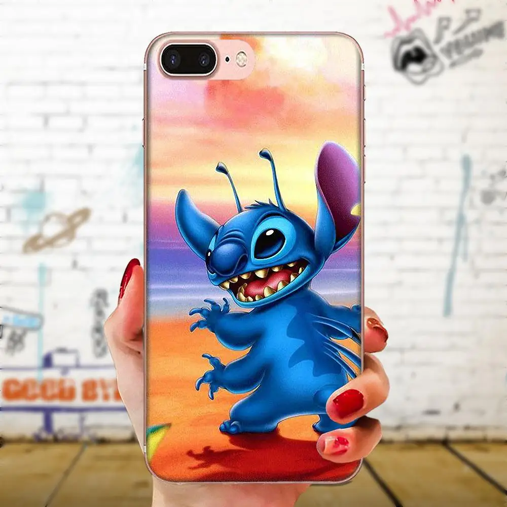 Мягкий чехол для мобильного телефона крышки корпуса &quotЛило и Стич&quot sony Xperia Z