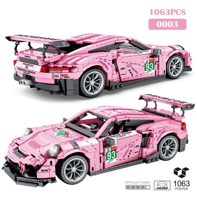 

Technical Supercar Racing Car Building Blocks City Mechanical Speed Vehicle Assembled Sports Cars Girl Friend Bricks for kid