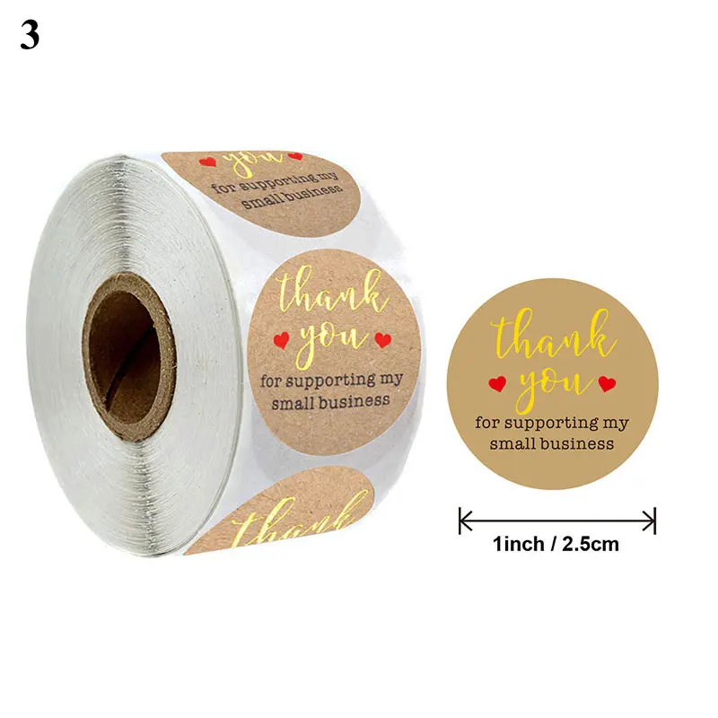 

Handmade Sticker Stationery Seal Labels Gift Decor 1Roll Handmade Sticker Package Label Envelope Labels Gift Thank You Stickers
