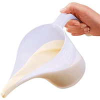 zk20 tip mouth plastic measuring jug cup graduated surface cooking kitchen bakery bakeware liquid measure container baking tools