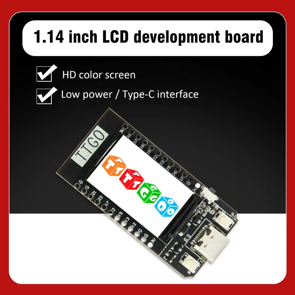 TTGO t-дисплей ESP32 WiFi BT модуль макетная плата для Arduino 1 14 дюймов ЖК-плата управления |