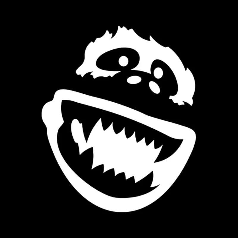 

9.5cm*11.4cm Christmas Abominable Snowman Cartoon Car-Styling Stickers