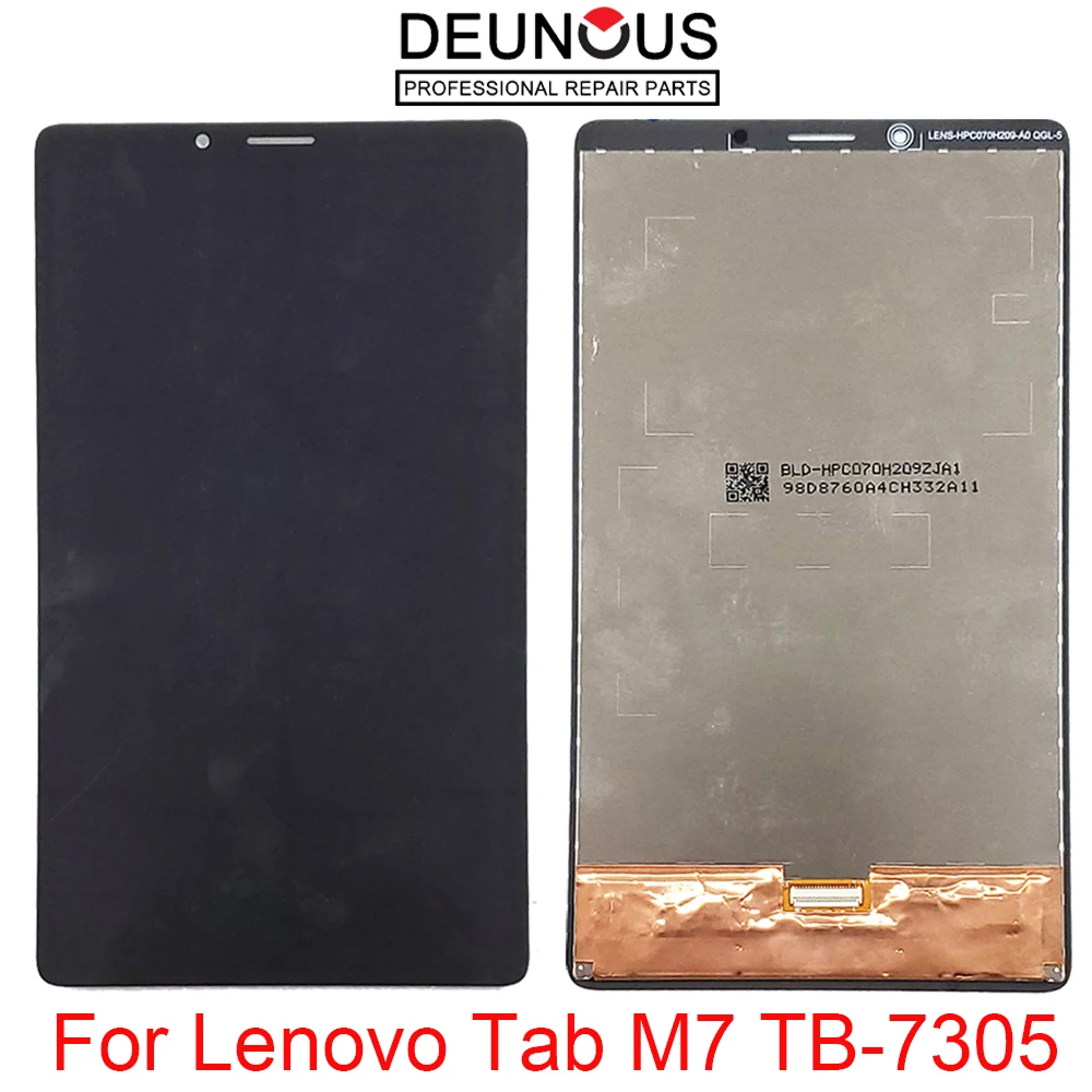 Tela Lcd Touch Screen para Lenovo Tab m7 Tb7305 Tb-7305f 3g 4g com Wifi Painéis e LCDs p/ tablet